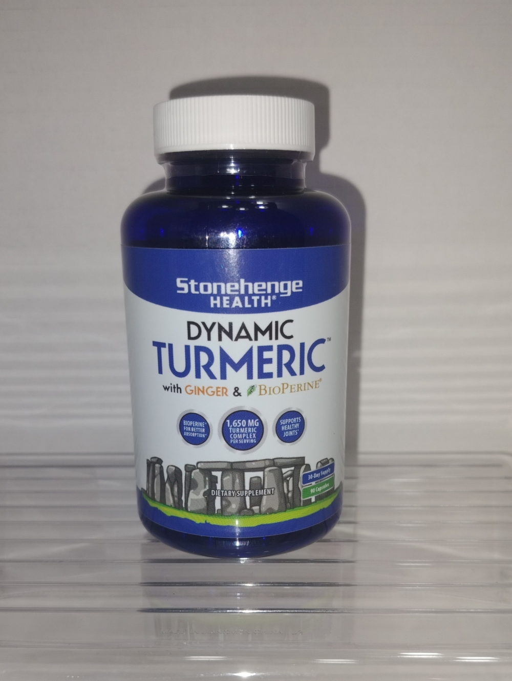 Dynamic Turmeric Supplement — Blue Bottle